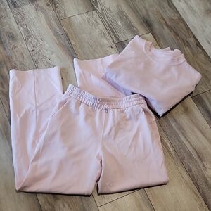 Adorable Pink Sweat Outfit